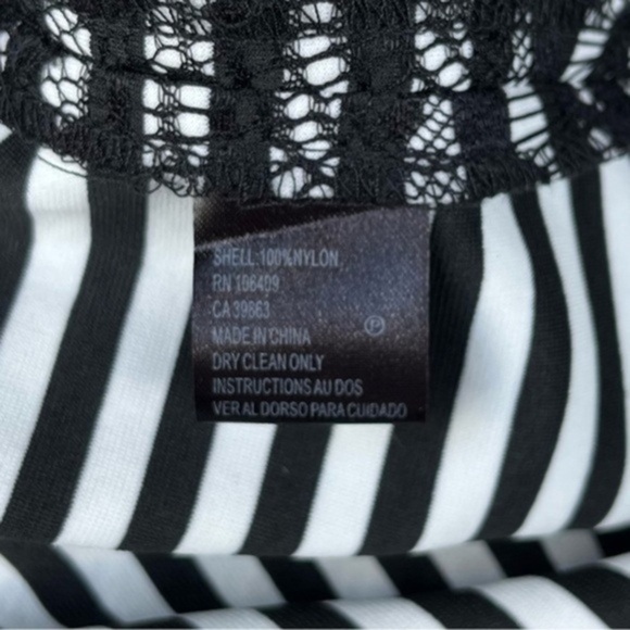 Tahari ASL Striped Black White Sleeveless Sheath Dress 👗 - Picture 10 of 13